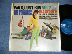 画像1: THE VENTURES - WALK DON'T RUN VOL.2 : SWEAT SIRT Version (Matrix # BST-8031-A-1 / BST-8031-B-1 ) ( Ex+/Ex++ )   / 1964 US AMERICA ORIGINAL "DARK BLUE with SILVER PRINT Label" STEREO Used LP 