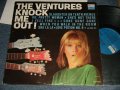 THE VENTURES - KNOCK ME OUT (NO "TOMORROW'S LOVE" Version ) (Ex+/Ex) / 1965 US AMERICA 2nd Press "BLUE with BLACK Print Label" MONO Used LP 