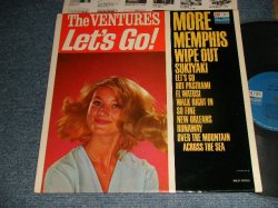 画像1: THE VENTURES - LET'S GO (Ex+++/MINT-) /1965 Version US AMERICA RE-PRESS 2nd Press "BLUE with BLACK Print Label"  MOMO Used LP