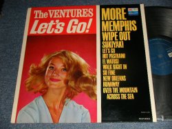 画像1: THE VENTURES - LET'S GO (Ex++/Ex+ Looks:VG+++) /1963 US AMERICA ORIGINAL 1st Press "DARK BLUE with SILVER PRINT Label"  MOMO Used LP