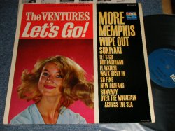 画像1: THE VENTURES - LET'S GO (Ex+++/Ex+++ EDSP) /1965 Version US AMERICA RE-PRESS 2nd Press "BLUE with BLACK Print Label" STEREO Used LP