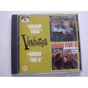 画像: THE VENTURES - SWAMP ROCK + HAWAII FIVE- O ( 2 in 1 )/ 1997  UK& EU USED  CD 