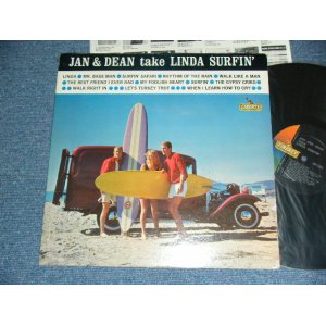 画像: JAN & DEAN - TAKE LINDA SURFIN'  ( Ex/Ex+ )   / 1963 US ORIGINAL MONO  LP 