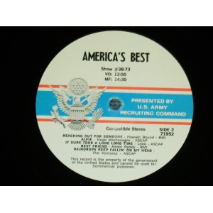 画像: V.A. THE VENTURES - AMERICA'S BEST SHOW #37-73 / 1970'S  US ARMED FORCE RADIO SHOW  LP 