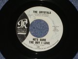 画像: THE CRYSTALS - HE 'S SURE THE BOY I LOVE ( Matrix # TCY-9フ : ANNETTE & PHIL Credit : BLUE  LABEL  Ex-/Ex- ) / 1962 US ORIGINAL 7" SINGLE 