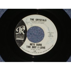 画像: THE CRYSTALS - HE 'S SURE THE BOY I LOVE ( Matrix # TCY-9フ : ANNETTE & PHIL Credit : BLUE  LABEL  Ex-/Ex- ) / 1962 US ORIGINAL 7" SINGLE 