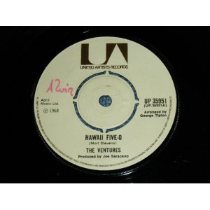 画像: THE VENTURES - HAWAII FIVE-O( Ex+++/Ex+++ ) / 1975?  UK REISSUE 7" SINGLE 