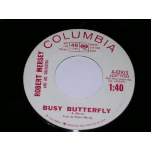 画像: ROBERT MERSEY - BUSY BUTTERFLY  / 1960s US  ORIGINAL White Label Promo 7"Single