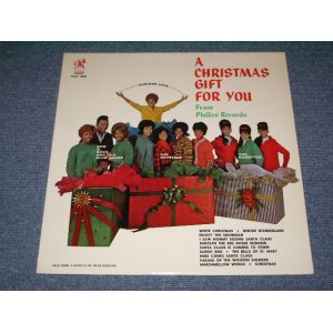 画像:  VA ( CRYSTALS+RONETTES+DARLEN LOVE+More ) - A CHRISTMAS GIFT FOR YOU ( Ex+++ / Ex++ )  /1964  US Original 1st Label BLUE LABEL MONO LP  