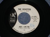 画像: THE RONETTES - BABY, I LOVE YOU ( WHITE  LABEL PROMO ) / 1963 US ORIGINAL 7" SINGLE 