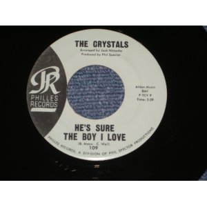 画像: THE CRYSTALS - HE 'S SURE THE BOY I LOVE ( Matrix # TCY-9フ : ANNETTE & PHIL Credit : BLUE  LABEL  Ex+++/Ex+++ ) / 1962 US ORIGINAL 7" SINGLE 