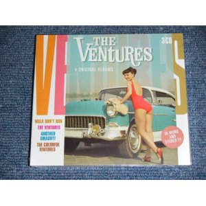 画像: THE VENTURES - 4 ORIGINAL ALBUMS ( WALK DON'T RUN + THE VENTURES + ANOTHER SMASH + THE COLORFUL VENTURES : MONO & STEREO : ALL ORIGINAL TRACKS  : 8 ALBUMS on 3 CD's )  / 2011 EUROPE Brand New SEALED 3 CD'S 