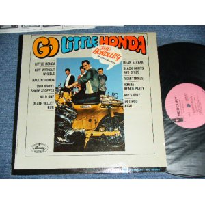 画像: THE HONDELLS - GO LITTLE HONDA  ( Ex+++,Ex++/MINT- )  / 1964 US ORIGINAL "PROMO" PINK Label MONO Used  LP 