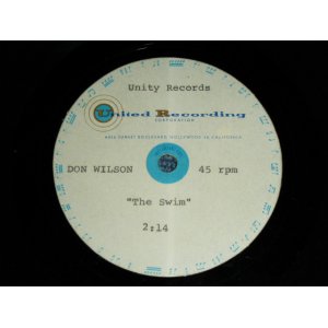 画像: DON LEE WILSON of THE VENTURES  -   THE SWIM / SHAKE IT EASY ( ACCETATE TEST PRESS : UNRELEASED VERSION on A-SIDE & ANOTHER MIX VERSION on SIDE-B  ) / US ORIGINAL TEST PRESS : ACCETATE  8" Single 