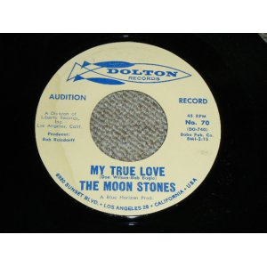 画像: THE MOON STONES ( BOB BOGGLE & DON WILSON WORKS of THE VENTURES ) - MY TRUE LOVE ( Ex++/Ex++ ) / 1963 US ORIGINAL Audition Label PROMO 7"45's Single