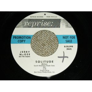 画像: JERRY McGEE ( Of THE VENTURES' LEAD GUITARIST ) -  SOLITUDE / JAM UP ( Ex+++/Ex+++  )　/ 1963 US ORIGINAL White Label Promo  7"45's Single With COMPANY SLEEVE 