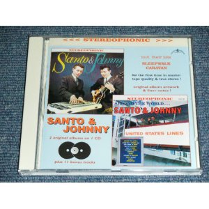 画像: SANTO & JOHNNY - SANTO & JOHNNY + AROUND THE WORLD ( 2 in 1 + Bonus )  / INDIA  ORIGINAL  Brand New CD 