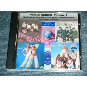 画像: V.A. OMNIBUS - WORLD SERIES VOL.4 : 1960's LONG FORGOTTEN ROCK GUITAR INSTRUMENTALS From Around The World /  EUROPE Limited Press by CD-R BRAND NEW CD-R  