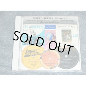 画像: V.A. OMNIBUS - WORLD SERIES VOL.5 : 1960's LONG FORGOTTEN ROCK GUITAR INSTRUMENTALS From Around The World / 2011 EUROPE Limited Press by CD-R BRAND NEW CD-R  