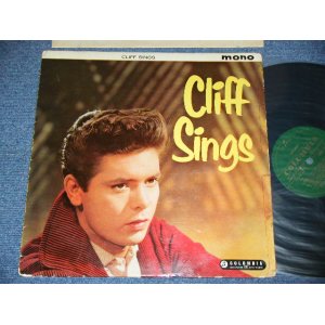 画像: CLIFF RICHARD & THE SHADOWS  - CLIFF SINGS  ( Ex+,Ex-/Ex++,B-6,7:Ex- )  / 1959  UK ENGLAND ORIGINAL 1st Press "GREEN With GOLD Text Label" Used  MONO LP 