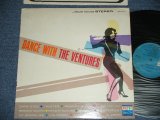 画像: THE VENTURES - DANCE WITH  THE VENTURES ( BLUE with Black Print Label : Ex++/MINT-  ) / 1966? US  RELEASE VERSION US Used  LP 