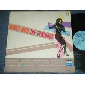 画像: THE VENTURES - DANCE WITH  THE VENTURES ( LIGHT BLUE Label : Matrix Number : A)BLP-2014-1-1C/B) BLP-2014-2-1C : Ex/Ex+++) / 1962  US  RE-PACKAGED "TWIST PARTY VOL.2" VERSION US Used  LP 