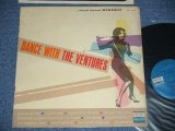 画像: THE VENTURES - DANCE WITH  THE VENTURES ( BLUE with Black Print Label : Ex/Ex+  ) / 1966? US  RELEASE VERSION US Used  LP 