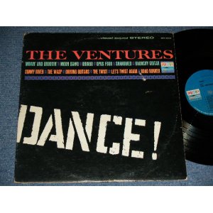 画像: THE VENTURES - DANCE ! ("TWIST With" CREDIT Label :  BLUE with Black Print Label : Ex-/Ex++  ) / 1964? US  RELEASE VERSION STEREO Used  LP 