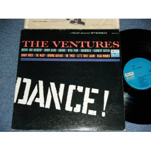 画像: THE VENTURES - DANCE ! ("TWIST With" CREDIT Label :  BLUE with Black Print Label : Ex+/Ex++  ) / 1964? US  RELEASE VERSION STEREO Used  LP 