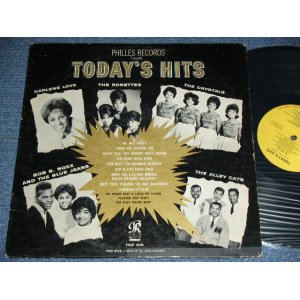 画像: RONETTES+CRYSTALS+DARLENE LOVE+More - TODAY'S HITS ( MONO VG+++/VG+++ ) / 1964 US 2nd Label YELLOW LABEL LP 