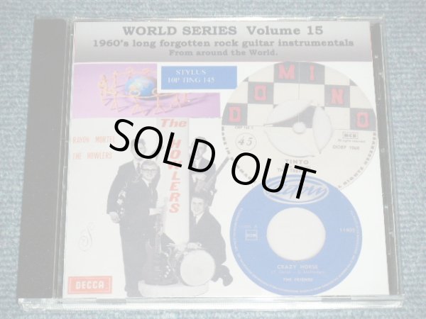 画像1: V.A. OMNIBUS - WORLD SERIES VOL.15 : 1960's LONG FORGOTTEN ROCK GUITAR INSTRUMENTALS From Around The World / 2012 EUROPE Limited Press by CD-R BRAND NEW CD-R  