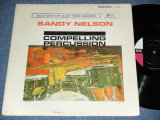 画像: SANDY NELSON -  COMPELLING PERCUSSION ( BLACK with PINK & WHITE  label :  Ex-/Ex ) / 1964? US AMERICA RELEASE Version  STEREO Used  LP 