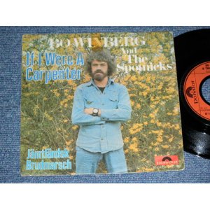 画像: BO WINBERG and The SPOTNICKS, The - IF I WERE A CARPENTER  (Ex-/Ex+++ )  / 1973 WEST-GERMANY GERMAN  ORIGINAL Used 7" Single  with PICTURE SLEEVE 