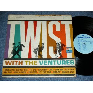 画像: THE VENTURES - TWIST WITH THE VENTURES ( LIGHT BLUE Label : Matrix Number BST-8010-Side 1-1C/ BST-8010-1A-Side 2 :VG/VG+++,B-3:Poor ) / 1962 US ORIGINAL RELEASE VERSION STEREO  Used  LP 