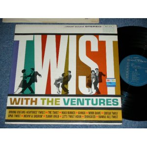 画像: THE VENTURES - TWIST WITH THE VENTURES ( TURQUOISE  Label : Matrix Number 1D/1C : Ex+/Ex++) / 1962 US ORIGINAL RELEASE VERSION STEREO  Used  LP 