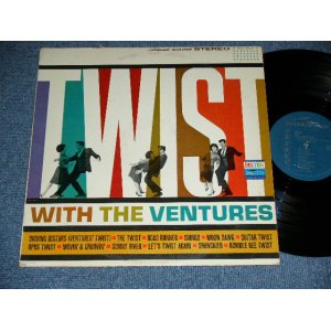 画像: THE VENTURES - TWIST WITH THE VENTURES ( TURQUOISE  Label : Matrix Number BST-8010 Side 1-1D/ BST-8010 Side 2-1D : VG+++/Ex+ B-6:Ex- ) / 1962 US ORIGINAL RELEASE VERSION STEREO  Used  LP 