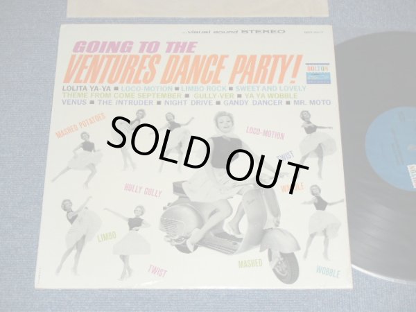 画像1: THE VENTURES - GOING TO THE VENTURES PARTY ( BLUE with BLACK Print Label : MINT/Ex++) / 1964? RELEASE VERSION US Used  LP 