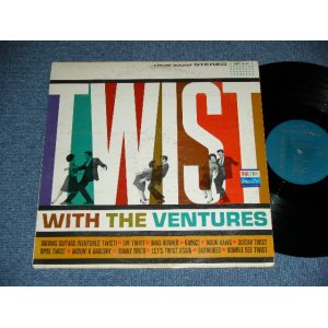 画像: THE VENTURES - TWIST WITH THE VENTURES ( TURQUOISE  Label : Matrix Number BST-8010-IA-Side 1/ BST-8010-1A-Side 2 : VG++/Ex+ ) / 1962 US ORIGINAL RELEASE VERSION STEREO  Used  LP 