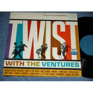 画像: THE VENTURES - TWIST WITH THE VENTURES ( TURQUOISE  Label : Matrix Number BST-8010 Side 1-1D/ BST-8010 Side 2-1C : VG+++/Ex++ Looks:Ex+ ) / 1962 US ORIGINAL RELEASE VERSION STEREO  Used  LP 