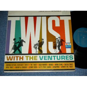 画像: THE VENTURES - TWIST WITH THE VENTURES ( TURQUOISE  Label : Matrix Number BST-8010-IB-Side 1/ BST-8010-1A-Side 2 : VG+++/Ex++ Looks:Ex+ ) / 1962 US ORIGINAL RELEASE VERSION STEREO  Used  LP 