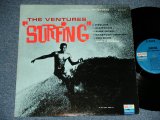 画像: THE VENTURES - SURFING (  '63 Version BLUE with BLACK Print  Label : Matrix Number BST-8022 -1A  /  ST-8022  SIDE2 1-C :  Ex+/Ex++ ) / 1963 US ORIGINAL  "BLUE with BLACK Print Label" STEREO Used  LP 