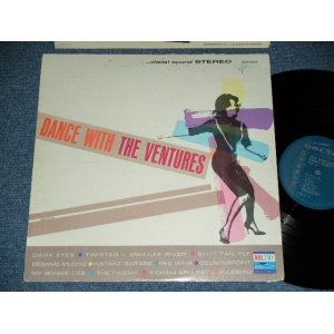 画像: THE VENTURES - DANCE WITH  THE VENTURES ( 1st Press TURCUOICE GREEN Label : Matrix Number  A) BST 8014 SIDE-1 1A / B) BST 8014-2-1D : Ex+,Ex++/Ex++ ) / 1963 US  1st Press VERSION US Used  LP 