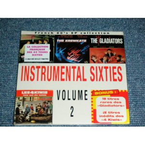 画像: va OMNIBUS ( THE KREWKATS+THE GRADIATORS+LES 4 KIWIS) - INSTRUMENTAL 60'S VOL.2 / 1995 BFRANCE  FRENCH Mini-LP Paper Sleeve  Brand New SEALED  CD 