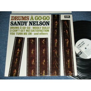 画像: SANDY NELSON -  drums a go-go (  White label Promo label :  Ex++/MINT- ) / 1965  US AMERICA  ORIGINAL PROMO MONO Used  LP 