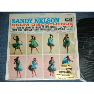 画像: SANDY NELSON -  DRUM DISCOTHEQUE  ( 2nd Press BLACK & GREEN label : MINT-/MINT-) / 1966? US AMERICA  2nd Press  STEREO  Used  LP 