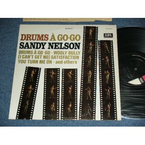 画像: SANDY NELSON -  drums a go-go (  1st Press BLACK&PINK  label :  Ex++,Ex+/Ex++ ) / 1965  US AMERICA  ORIGINAL STEREO Used  LP 