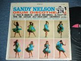 画像: SANDY NELSON -  DRUM DISCOTHEQUE  ( BLACK & PINK & WHITE label :  MINT-/MINT- ) / 1965  US AMERICA  ORIGINAL  STEREO  Used  LP 