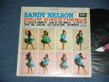 画像: SANDY NELSON -  DRUM DISCOTHEQUE  ( BLACK & PINK & WHITE label :  Ex/Ex- ) / 1965  US AMERICA  ORIGINAL  STEREO  Used  LP 