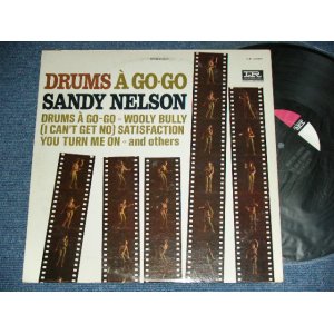 画像: SANDY NELSON -  drums a go-go (  1st Press BLACK&PINK  label :  Ex,Ex+/Ex+ ) / 1965  US AMERICA  ORIGINAL STEREO Used  LP 