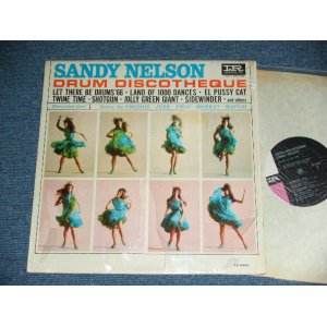 画像: SANDY NELSON -  DRUM DISCOTHEQUE  ( BLACK & PINK & WHITE label :  Ex+++/Ex++,Ex+++ ) / 1965  US AMERICA  ORIGINAL  MONO Used  LP 